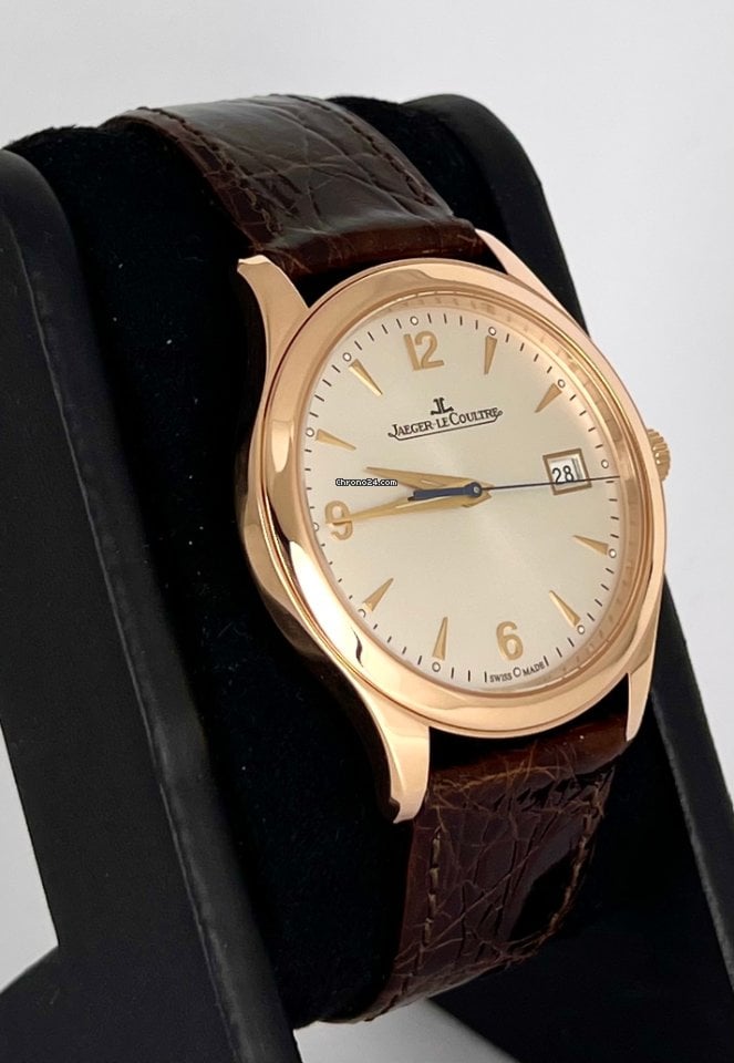 Master Control Date 39 MM Rose Gold with box and papers 176.2.40s