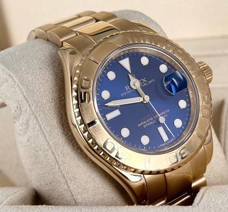 Yacht-Master 40 18K yellow Gold 2008 Like new after service 06/23