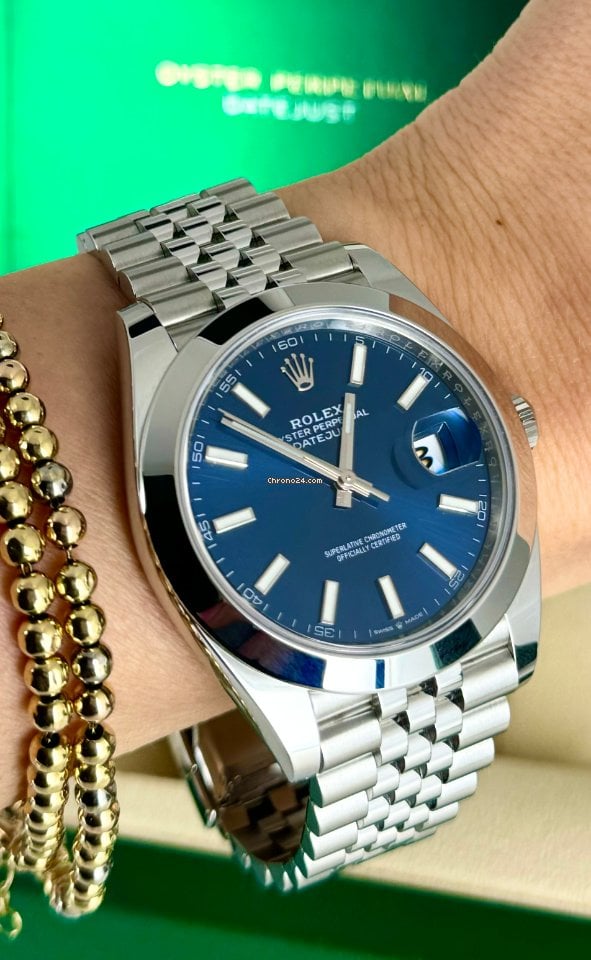 Datejust 41 Blue Dial Jubille 2022 Box & Papers