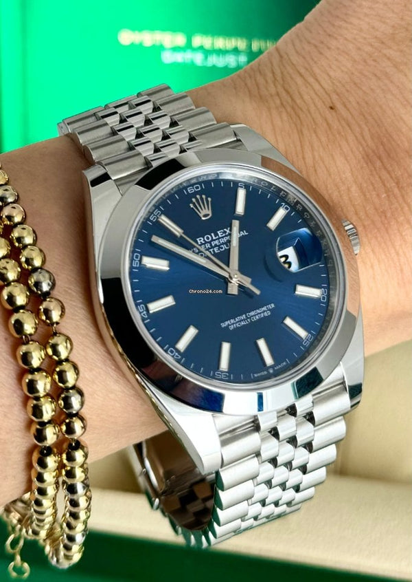 Datejust 41 Blue Dial Jubille 2022 Box & Papers