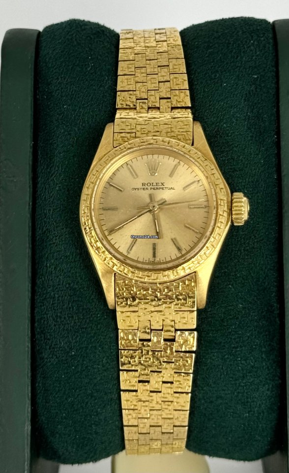Oyster Perpetual Certified Lady 18K YELLOW GOLD With Original Papers