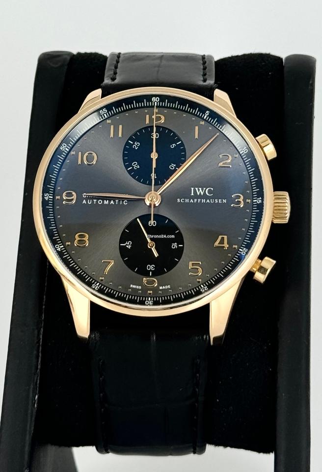 Portugieser Chronograph Certified Portuguese 2016 Adroise Dial New Card box papers like new